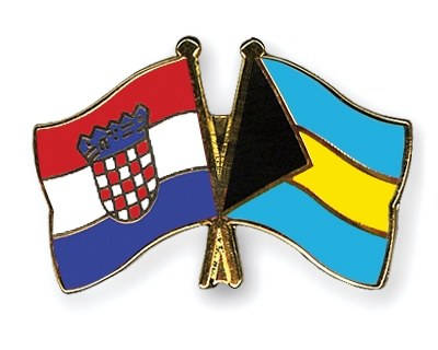 Fahnen Pins Kroatien Bahamas