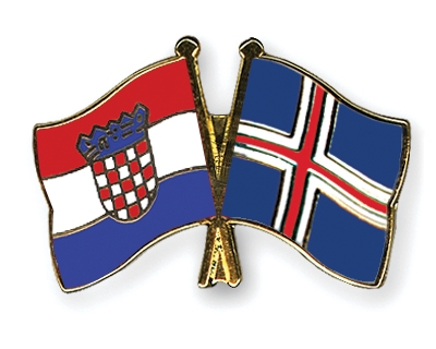 Fahnen Pins Kroatien Island