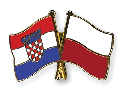 Fahnen Pins Kroatien Polen