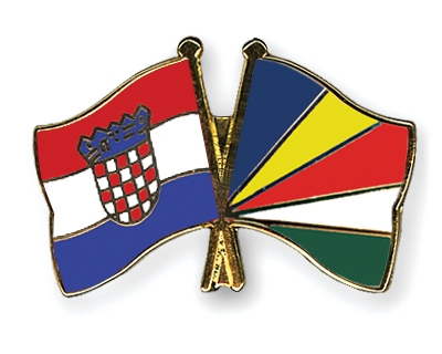 Fahnen Pins Kroatien Seychellen