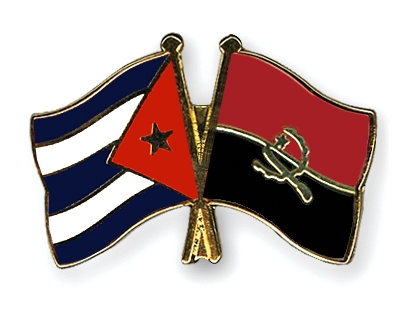 Fahnen Pins Kuba Angola