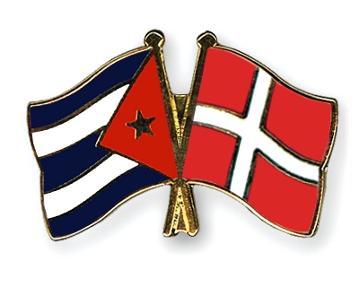 Fahnen Pins Kuba Dnemark