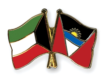 Fahnen Pins Kuwait Antigua-und-Barbuda