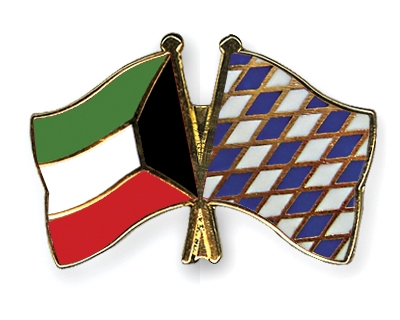 Fahnen Pins Kuwait Bayern