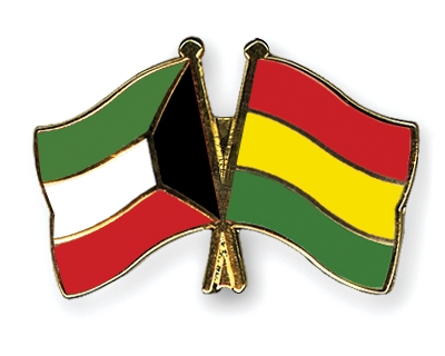 Fahnen Pins Kuwait Bolivien