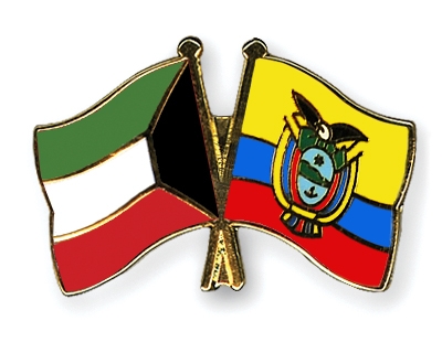 Fahnen Pins Kuwait Ecuador