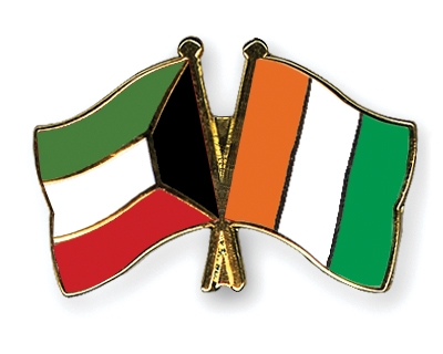 Fahnen Pins Kuwait Elfenbeinkste