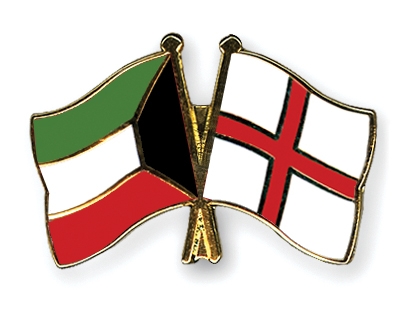 Fahnen Pins Kuwait England