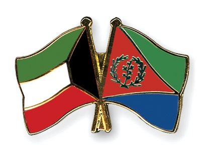 Fahnen Pins Kuwait Eritrea
