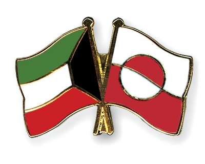 Fahnen Pins Kuwait Grnland