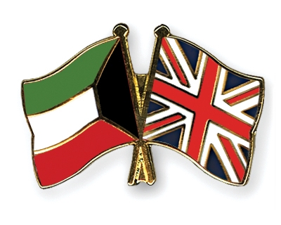 Fahnen Pins Kuwait Grossbritannien