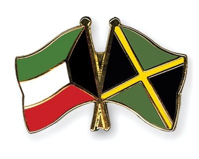 Fahnen Pins Kuwait Jamaika
