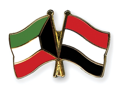 Fahnen Pins Kuwait Jemen