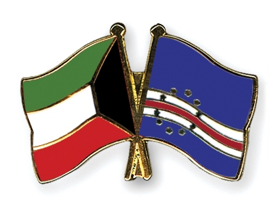 Fahnen Pins Kuwait Kap-Verde