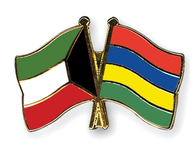 Fahnen Pins Kuwait Mauritius