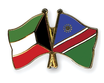 Fahnen Pins Kuwait Namibia