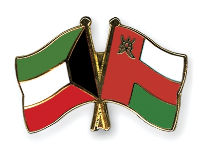 Fahnen Pins Kuwait Oman