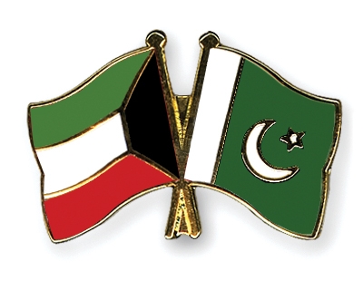 Fahnen Pins Kuwait Pakistan