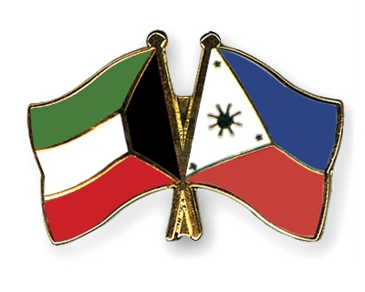 Fahnen Pins Kuwait Philippinen