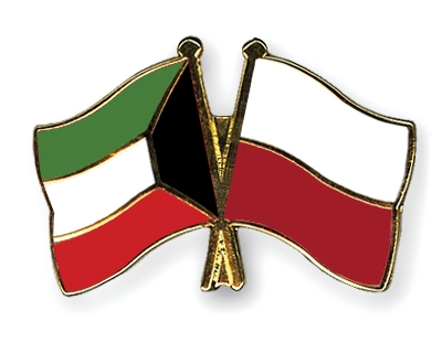 Fahnen Pins Kuwait Polen