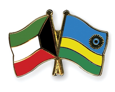 Fahnen Pins Kuwait Ruanda