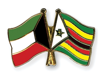 Fahnen Pins Kuwait Simbabwe