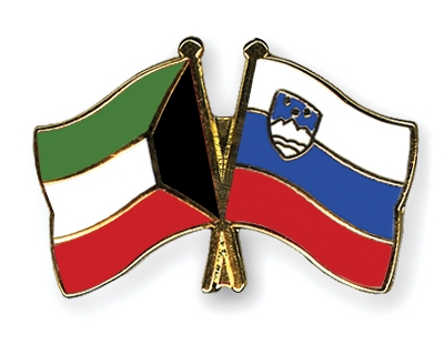 Fahnen Pins Kuwait Slowenien