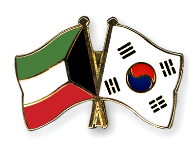 Fahnen Pins Kuwait Sdkorea