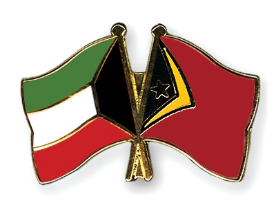 Fahnen Pins Kuwait Timor-Leste