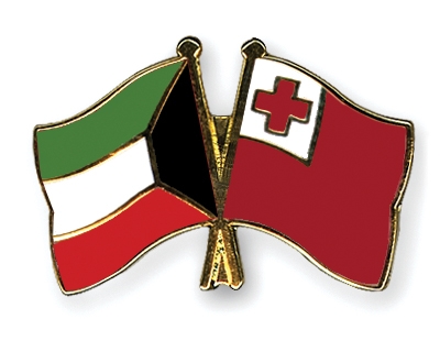 Fahnen Pins Kuwait Tonga