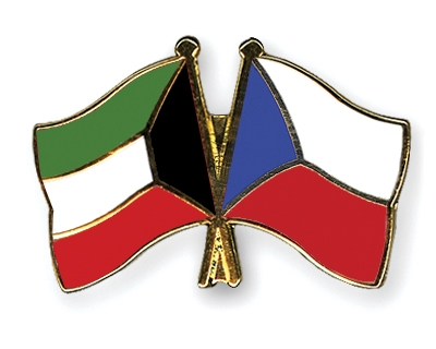 Fahnen Pins Kuwait Tschechische-Republik