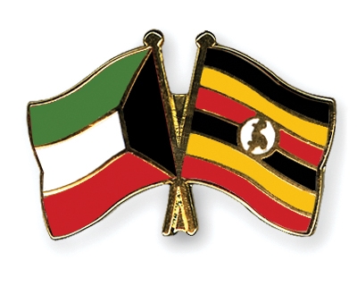 Fahnen Pins Kuwait Uganda