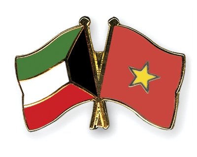 Fahnen Pins Kuwait Vietnam