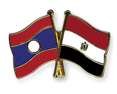 Fahnen Pins Laos gypten