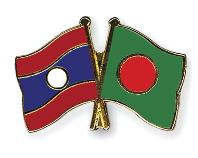 Fahnen Pins Laos Bangladesch