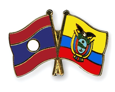 Fahnen Pins Laos Ecuador