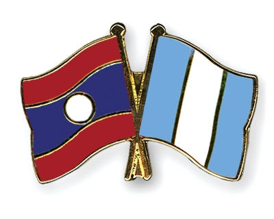 Fahnen Pins Laos Guatemala