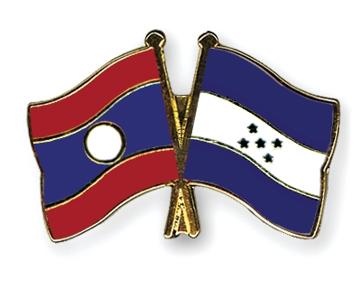 Fahnen Pins Laos Honduras