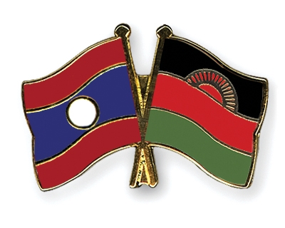 Fahnen Pins Laos Malawi