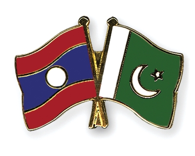 Fahnen Pins Laos Pakistan