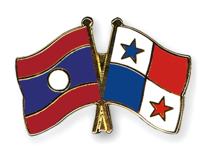 Fahnen Pins Laos Panama