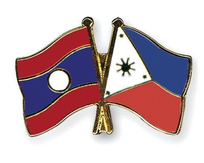 Fahnen Pins Laos Philippinen