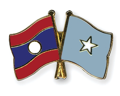 Fahnen Pins Laos Somalia