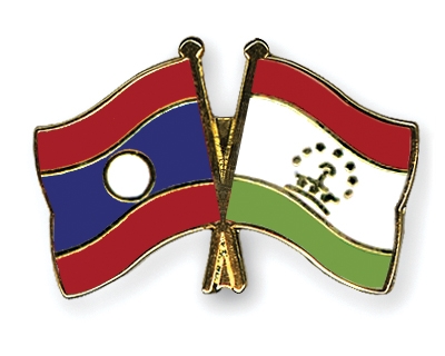 Fahnen Pins Laos Tadschikistan