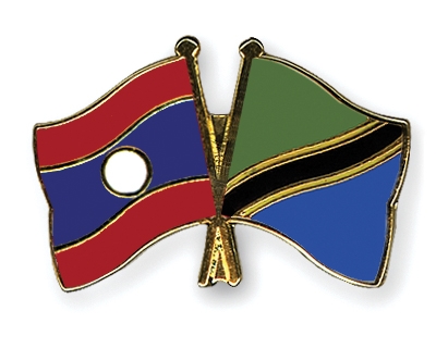 Fahnen Pins Laos Tansania