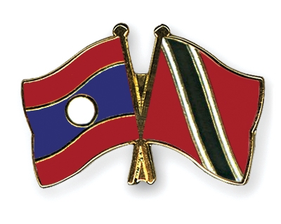 Fahnen Pins Laos Trinidad-und-Tobago