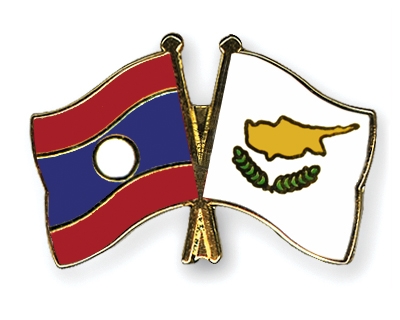 Fahnen Pins Laos Zypern