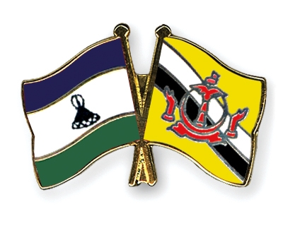 Fahnen Pins Lesotho Brunei-Darussalam