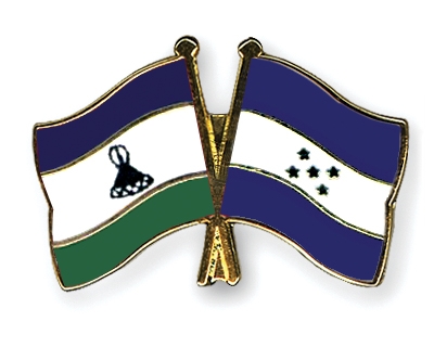 Fahnen Pins Lesotho Honduras