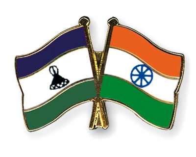 Fahnen Pins Lesotho Indien